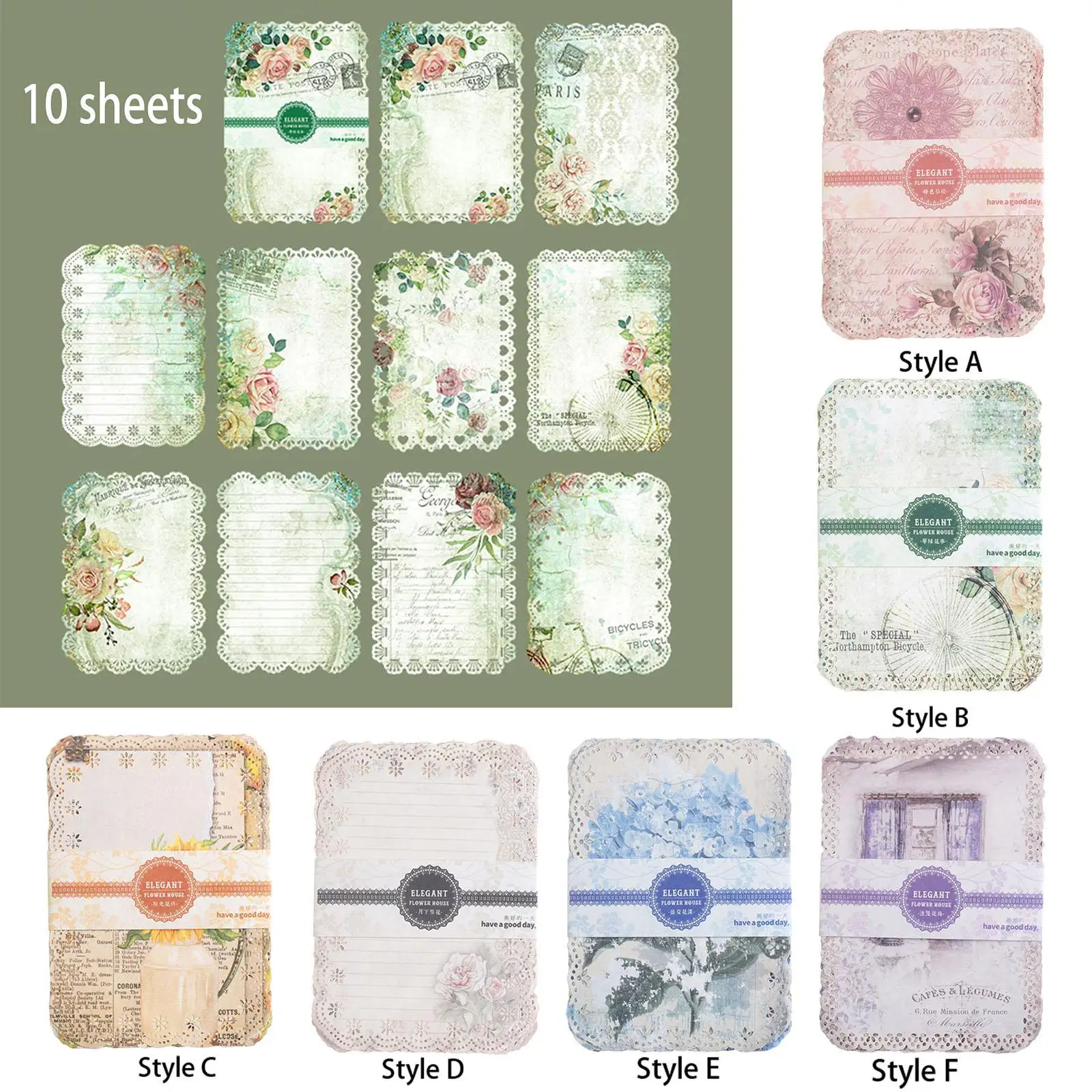 10 шт., материалы для скрапбукинга