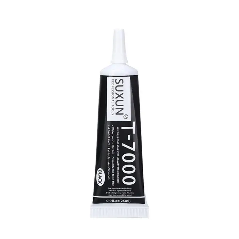 15/25/50/110ML T7000 Black Contact DIY Glue Repair Adhesive With Precision Applicator Tip Cellphone Phone Screen Tablet Repair