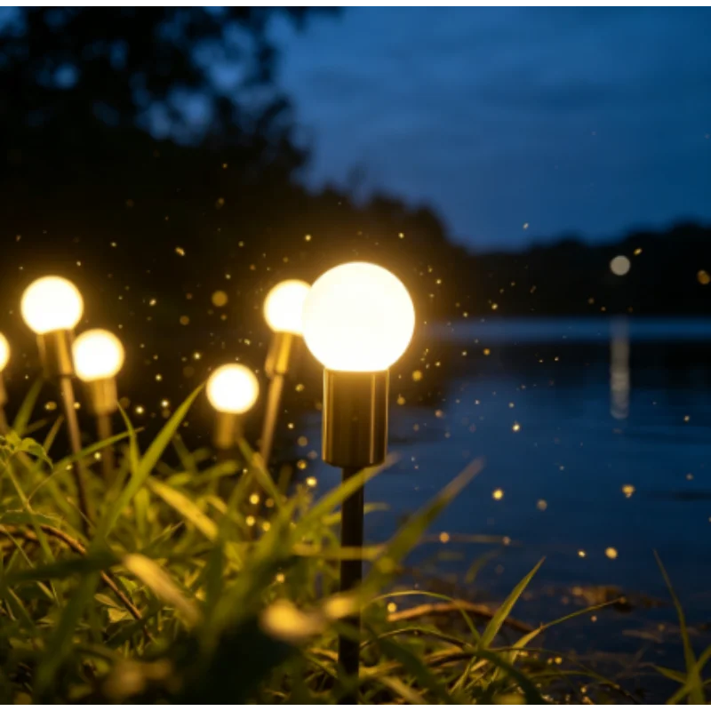 Upgraded Solar Firefly Lights, Waterproof Outdoor Garden Yard Decor