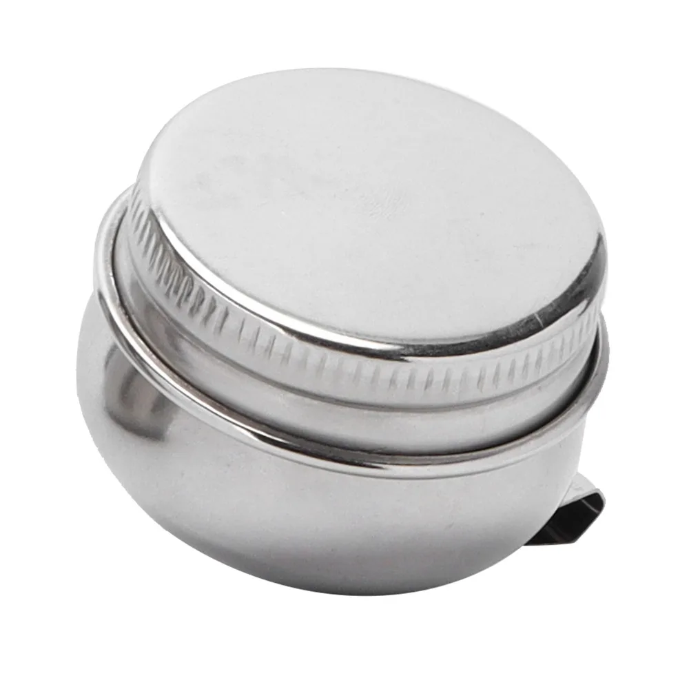 2PCS Medium Brush Washing Bucket Metal with Single Clip Oil Can Brush Washer Portable Smooth Inner Oil Painting Cleaning Washer