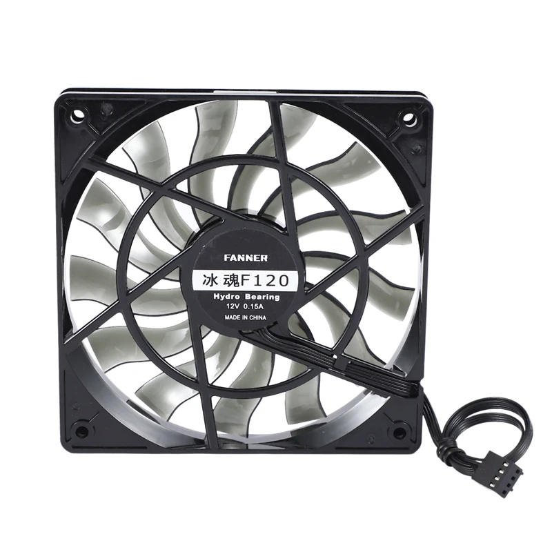 Thin 12mm Thickness 120X120X12mm 12V Desktop Computer Host Quiet Fan with Speed 12CM Chassis Cooling Fan