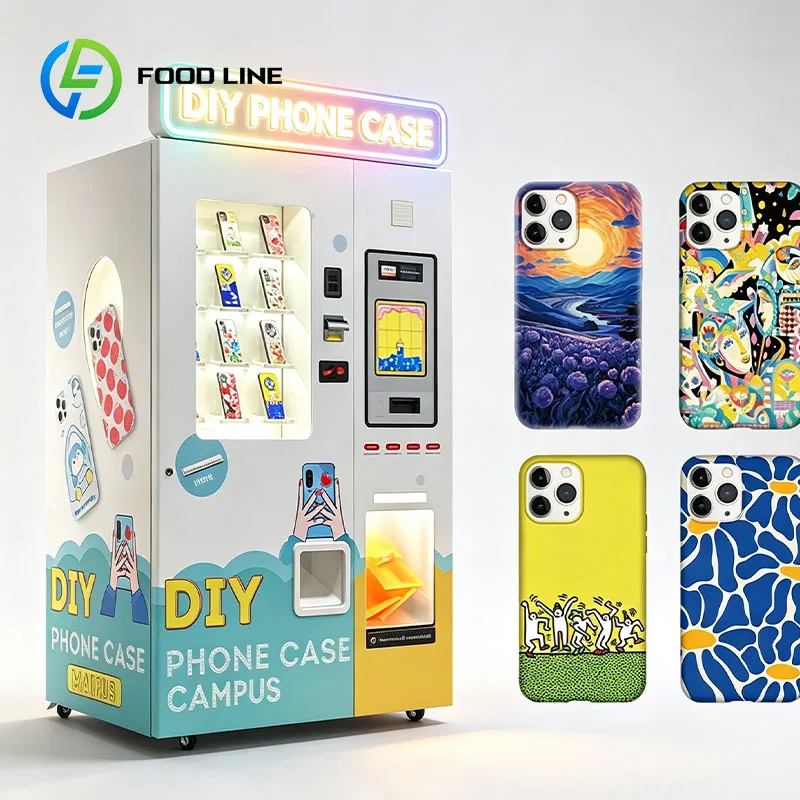 Phone Case Vending Kiosk Custom Phone Case Machine Automatic Self Service Accessory Kiosk Customized