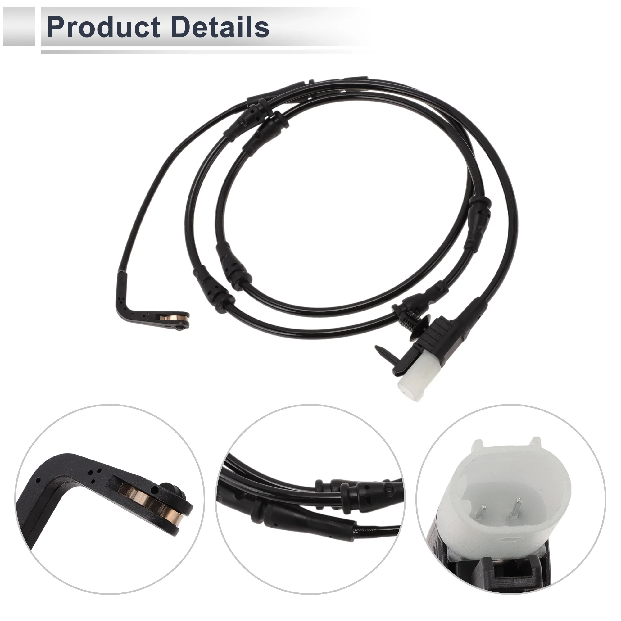 UXCELL 2 قطعة مستشعر ارتداء لوحة فرامل العجلات الأمامية رقم LR098988 مستشعر مؤشر ارتداء لوحة كسر القرص لاند روفر ديسكفري 2018-202