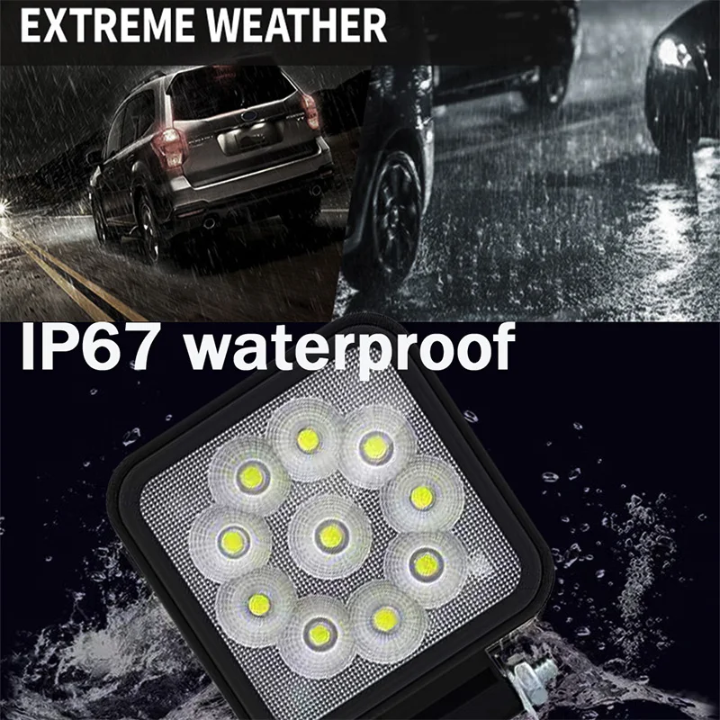 12 فولت مصباح ليد بار مصباح LED صغير ضوء العمل على الطرق الوعرة الأضواء ل جيب شاحنة 4X4 سيارة SUV ATV Barra LED المصابيح الأمامية الفيضانات #3