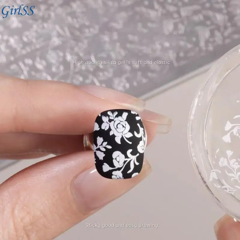 Flexible Trio Stamper For Multiple Brands For Artistic Manicures T4MB