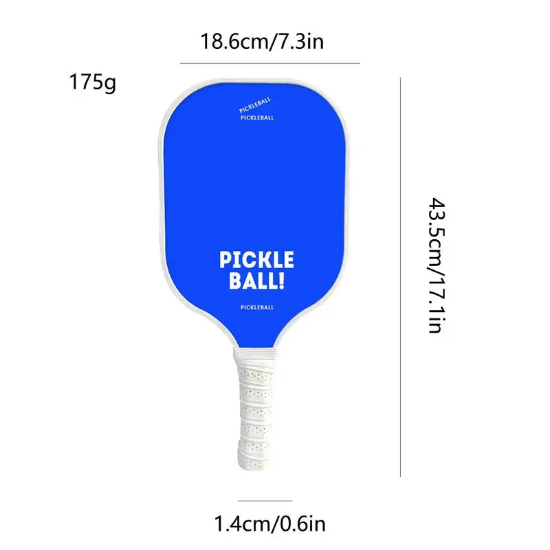 Pickle Ball Sports Raquete com Honeycomb Painel Design, fibra de vidro Beach Paddle, raquetes leves