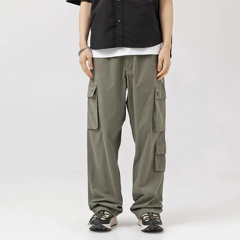 Men Cityboy Streetwear Fashion Loose Casual Cargo Pants Women Japan Vintage Outdoor Sport Techwear Pants Trousers