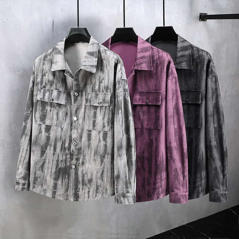 

170KG Plus Size Autumn 10XL Large Long Sleeve Shirt Men Cotton Loose Shirts