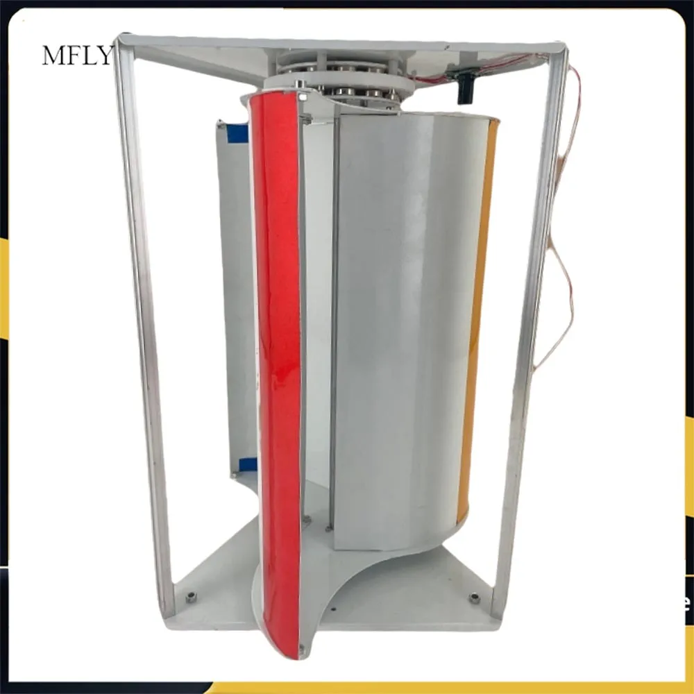 Micro Vertical Wind Turbine, Micro-Wind Starter, Coreless Power Generation, Portable Outdoor Camping