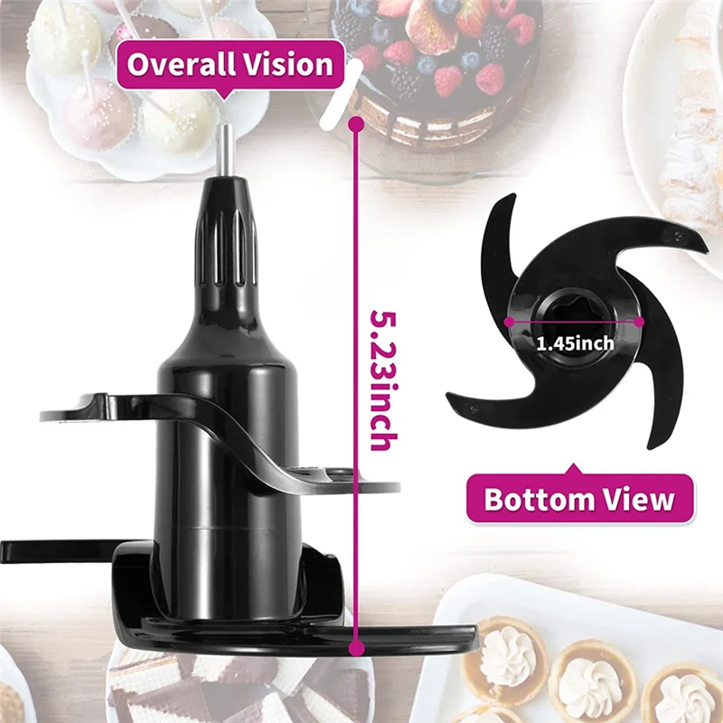 Pengganti AA96 untuk Pisau Blender, untuk Suku Cadang Pengganti Blender untuk Pitcher Ni-Nja 64 Oz BN601 BN801