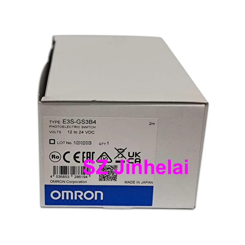 Imagem -04 - Omron-sensor Fotoelétrico tipo U-calha Original Interruptor da Indústria Autêntico 2m 1224vdc E3s-gs3e4 E3s-gs3b4