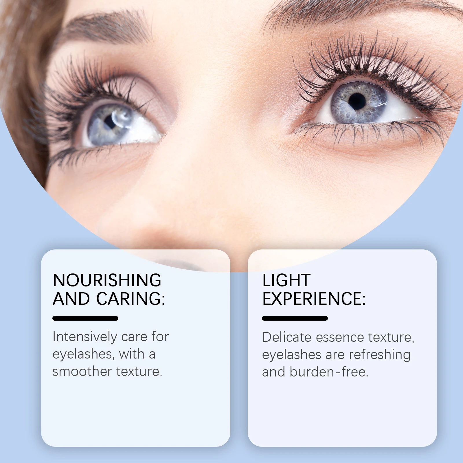 Siero per la crescita delle ciglia 6ml Multi peptidico Centella Asiatica Eye Lash Sopracciglio Miglioramento Promuove Ciglia più spesse più lunghe Liquido