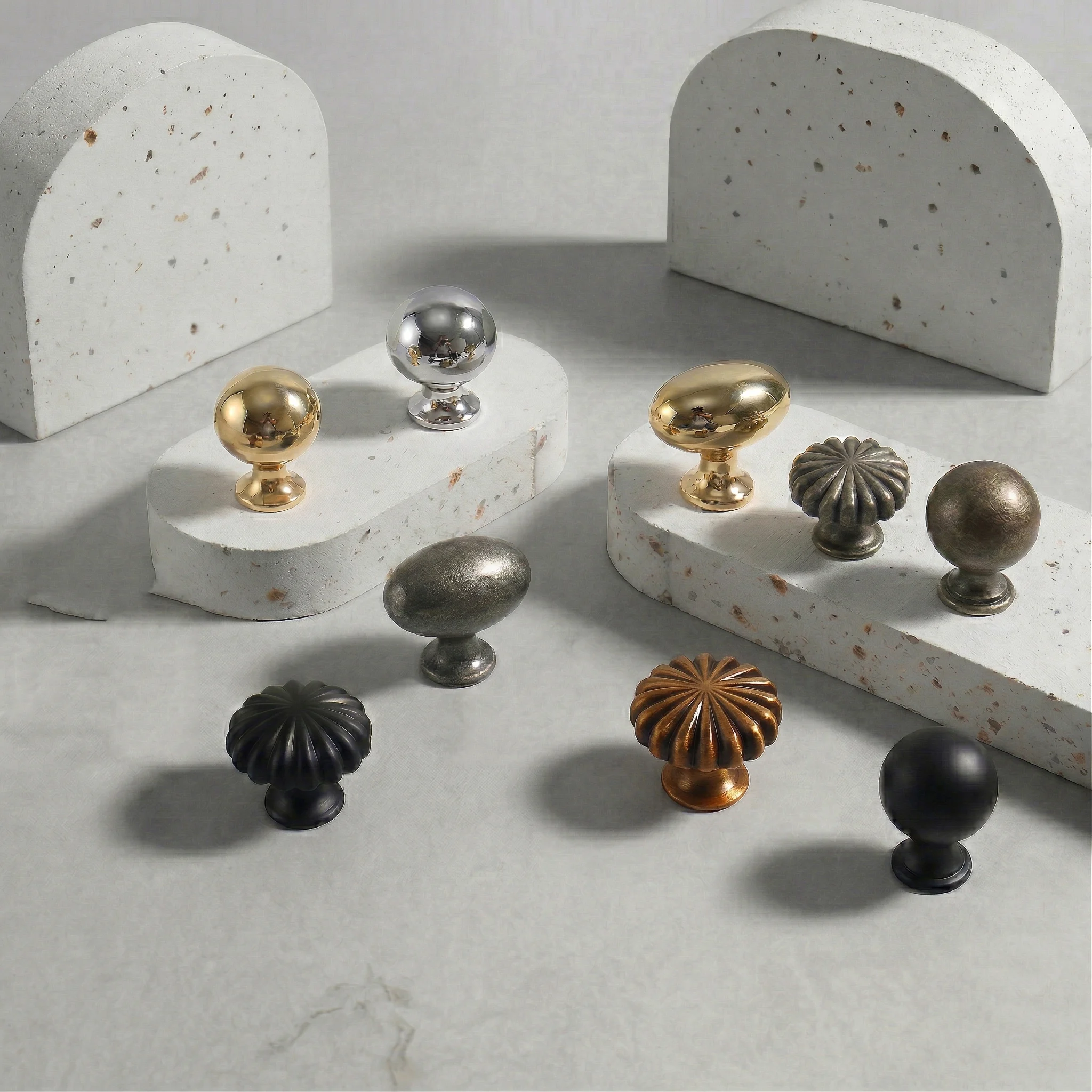 

Modern Solid Aluminum Alloy Cabinet Knobs and Handles Gold Black Kitchen Cupboard Door Pulls Furniture Drawer Knobs Hardware