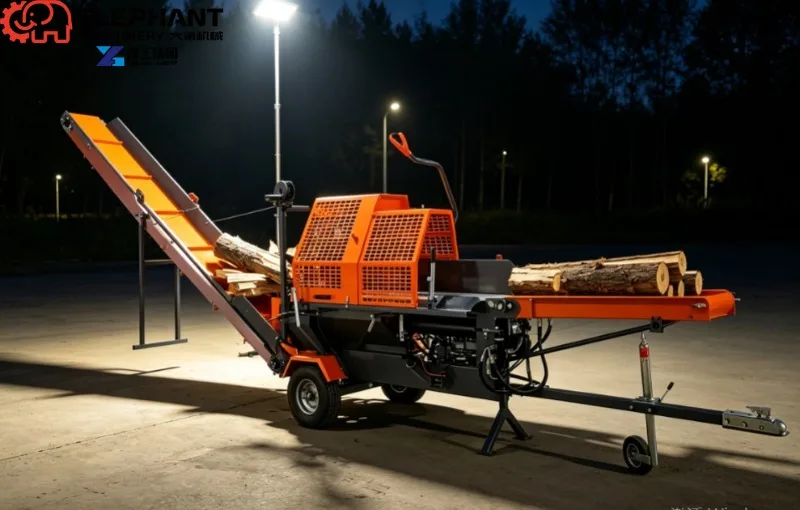 Electric Hydraulic Dual‑Transformation Log Splitter Wood Cutter Splitter Machine For Multi‑Scene Firewood Work