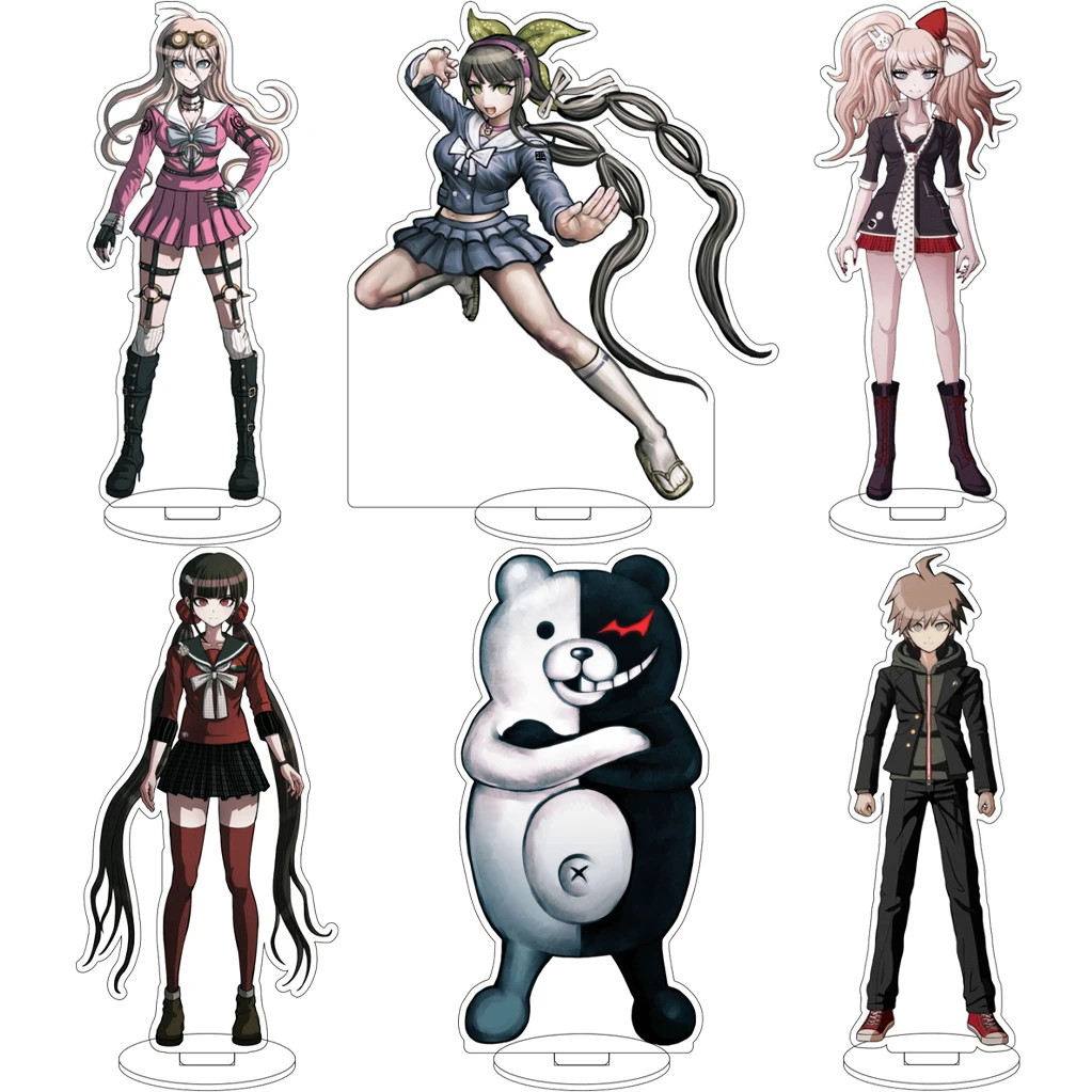 Figura Acrílica de 16CM del Anime Danganronpa, Komaeda Nagito, Hinata Hajime, Sonia Nevermind, Naegi Makoto, con Base, Adornos, Regalos
