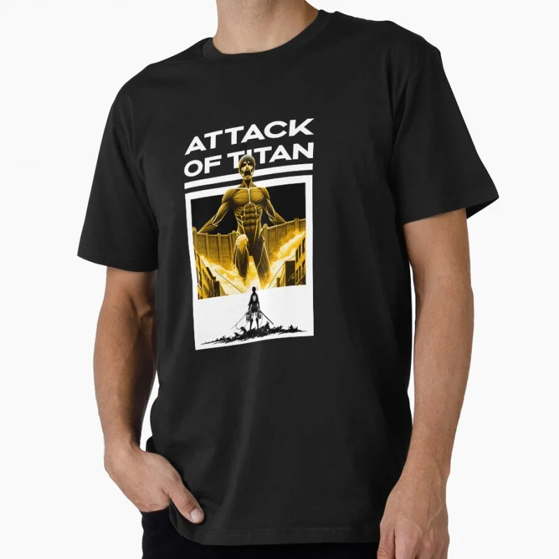 

War of the Giants AOT Attack On Titan Gift t shirt for Anime lover Cartoon Graphic Y2K clothes Large size Tops Manga Tee S-6XL
