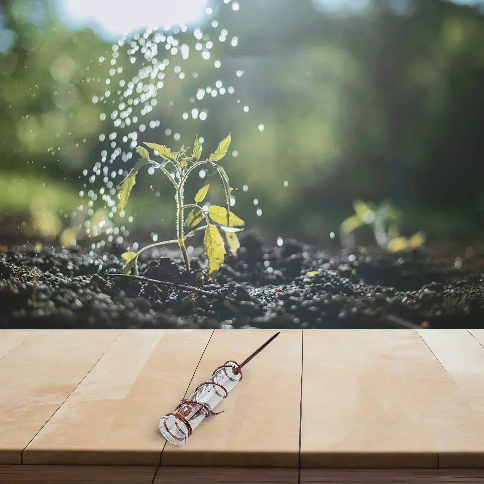 

Practical Rain Gauge Gauge Garden Supply Glass Glass Floating Meter Rain Gauge Garden Gauge For Outdoor Garden Landscapes