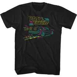 Back To The Future Vintage Car GRAPHIC T Shirt for Men Camiseta Summer Short Sleeve T Shirts Back To Future Tee Tops Streetwear