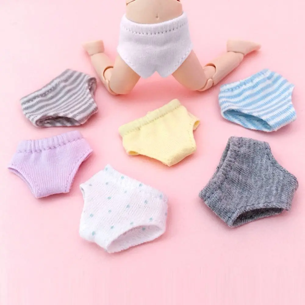 Cute OB11 Doll's Underwear DIY 12 Colors Briefs Underwear Elasticity Kids Children Toys