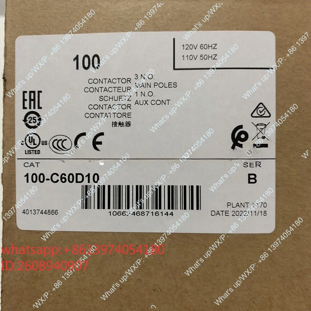 Suitable for 1 Pack New 100C60D10 110/120V 60Hz 100-C60D10 Ser B Contactor
