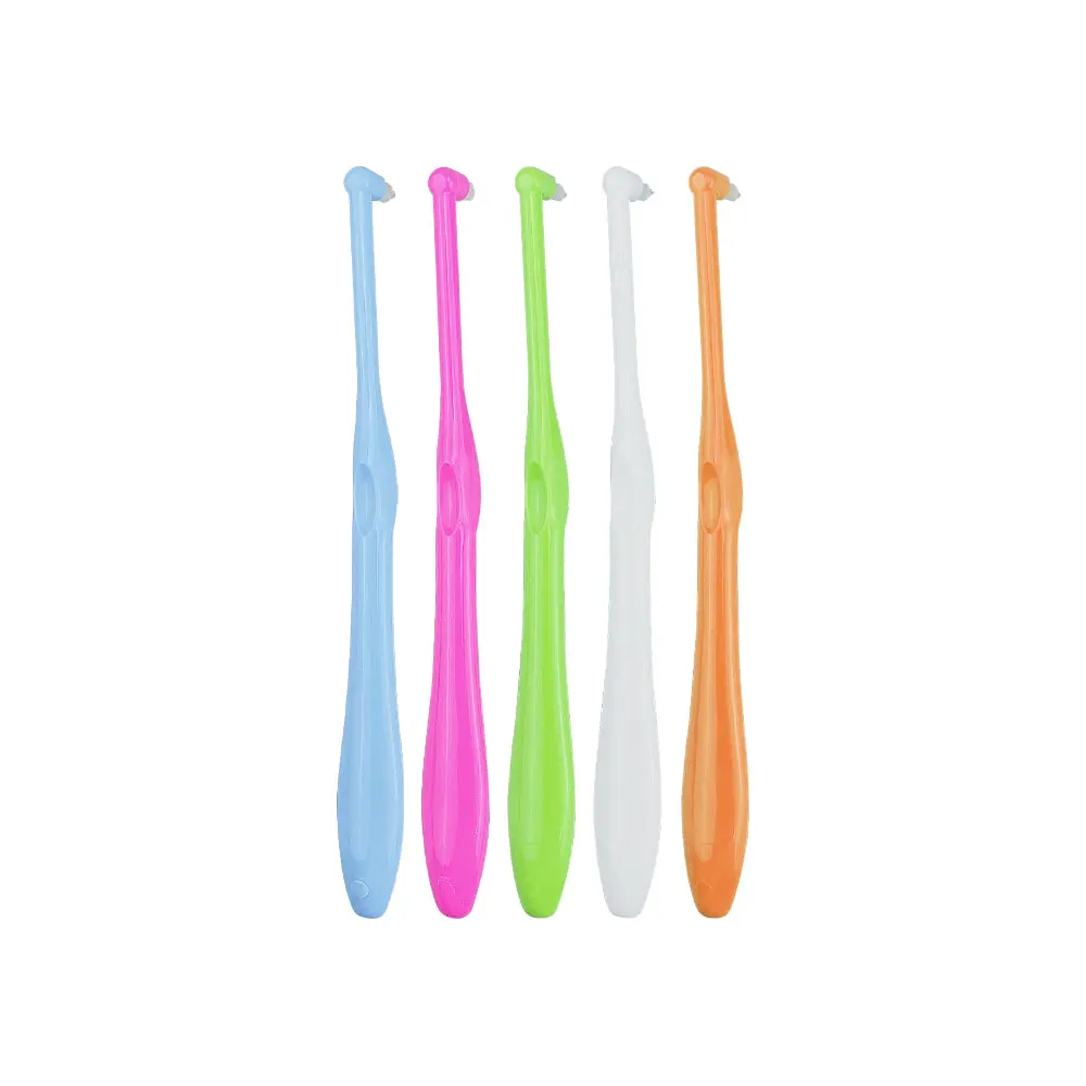 4 Stück Tuft-Zahnbürste, getuftete Bürste, End-Tuft-Interspace-Bürste, weiche Zahnbürste, einzelne getuftete Zahnbürste, Interdental-Mundpflege – Detail 5