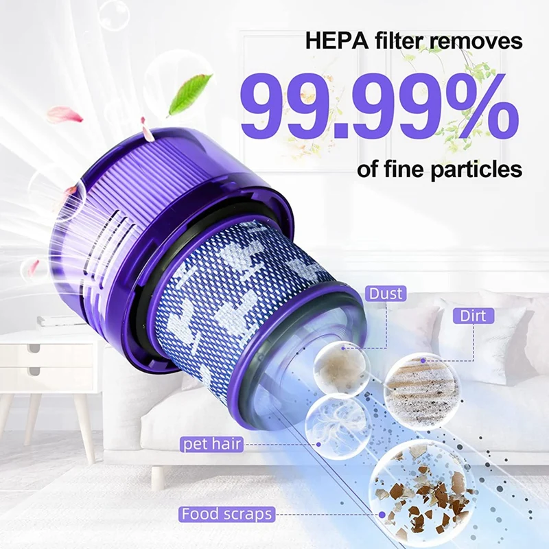 ダイソン用HEPAフィルター,掃除機フィルター交換部品,v11特大,特大,部品番号970422-01