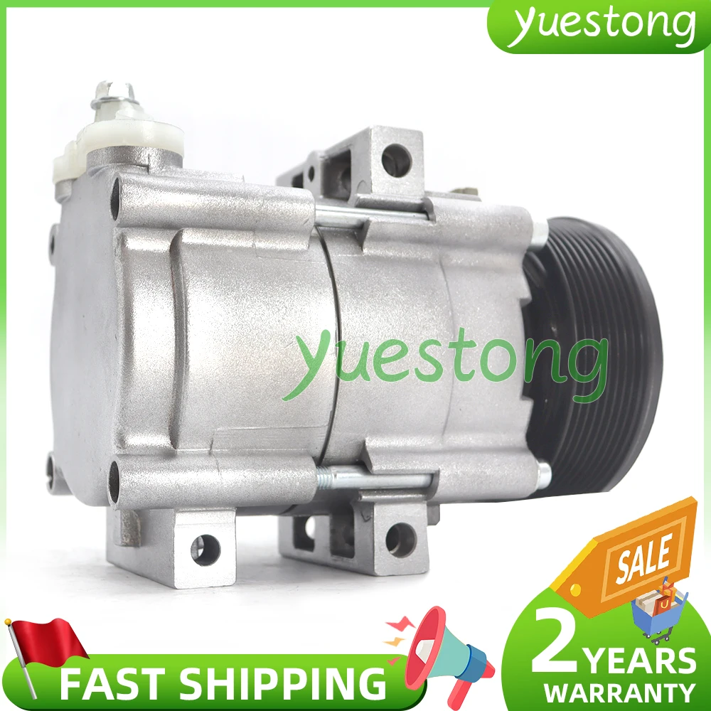 

Компрессор кондиционера для Ford F150 Excursion Lincoln Navigator FS10 F7LZ19703AA F7LZ19V703BA F7LZ19V703BARM F7LZ-19703-AA 5U2Z19V703CD