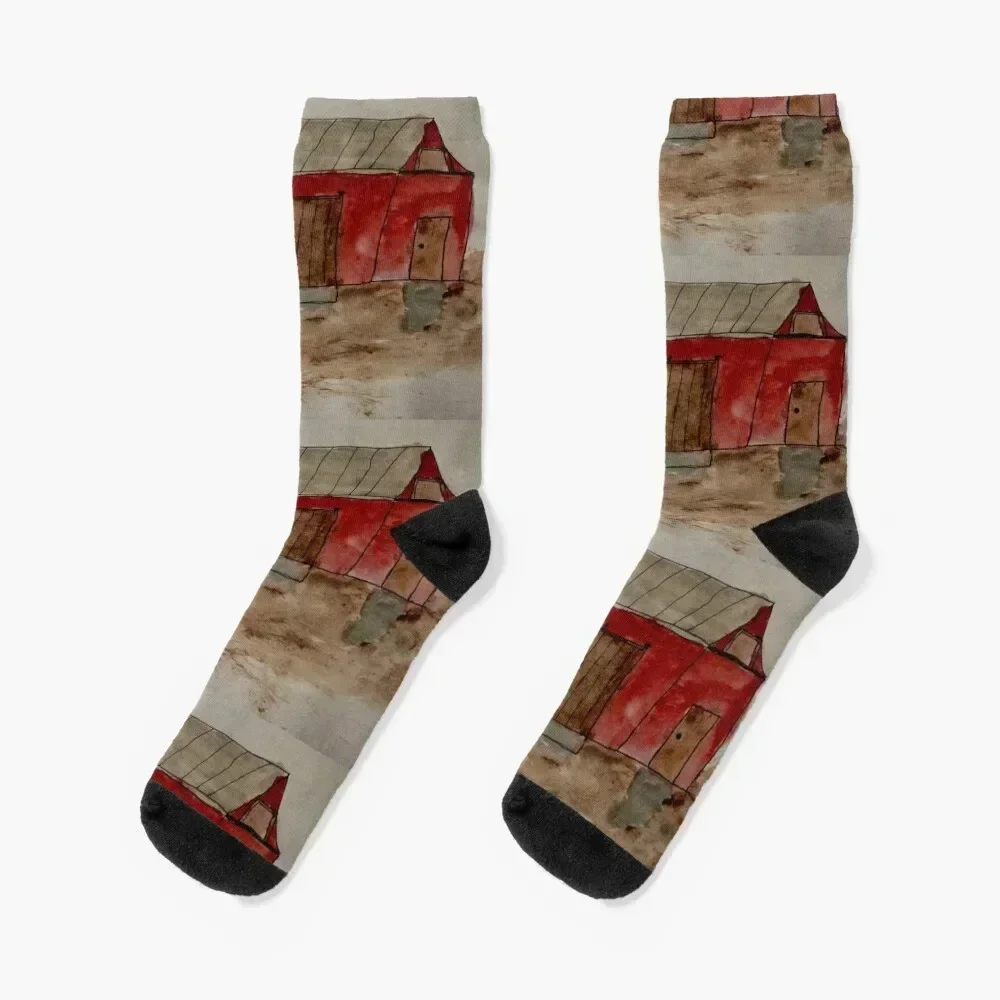 

THE Red Barn yard Socks anime valentine gift ideas new year Mens Socks Women's