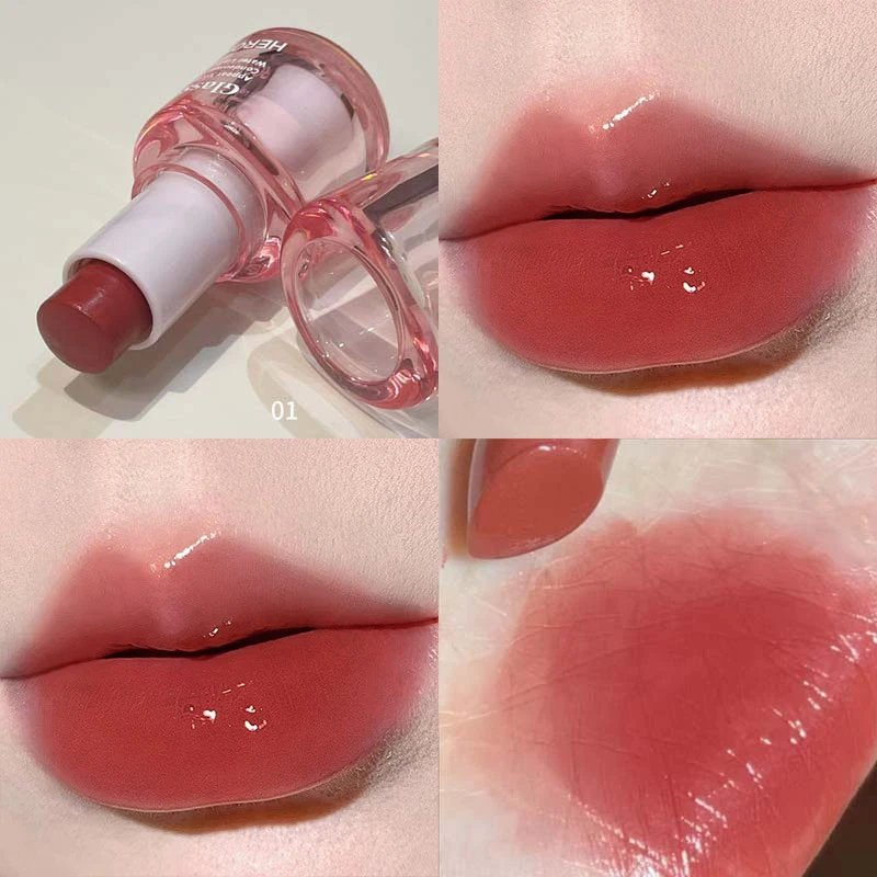 

High Quality HERORANGE Radiant Mirror Water Gloss Lipstick Multi-purpose stick