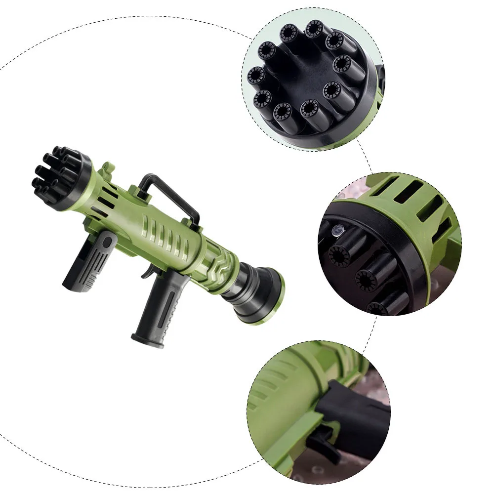 1Set Electric Bubble Machine Premium Material Safe No Burrs Kids Cartoon Bubble Maker Plaything for Birthday Party Gift