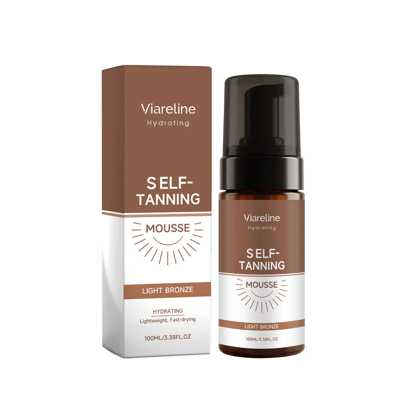 Self Tanning Mousse Natural Looking Tanning Sunbathing Bronzer Skin Keep Hydrated Body Tanning Lotion For Face Body Outdoor
