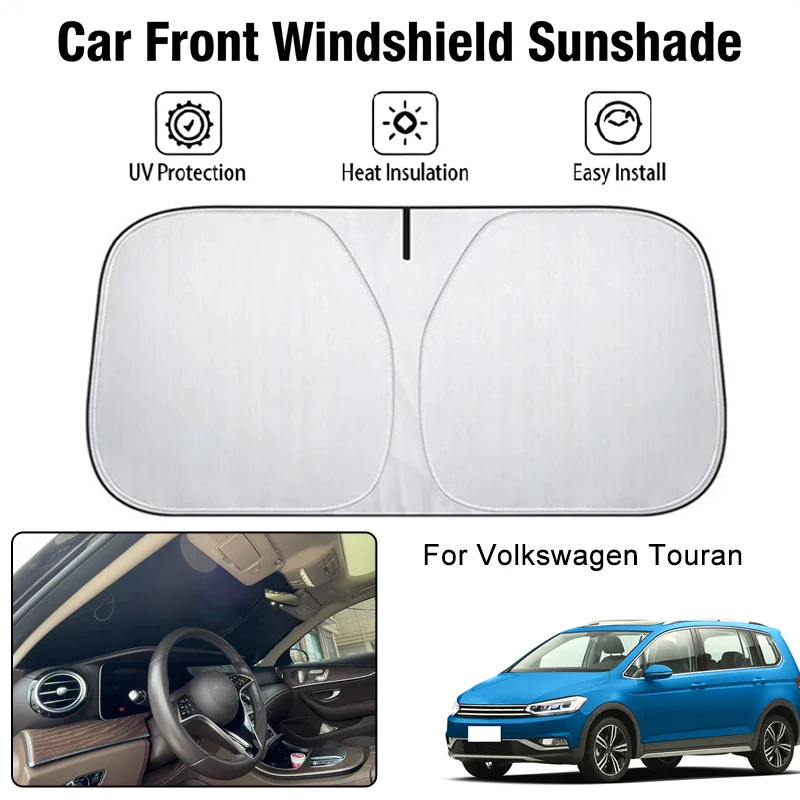 

Foldable Car Windshield Sun Shade UV Block Heat Insulation For Volkswagen Touran Interior Protection Accessories