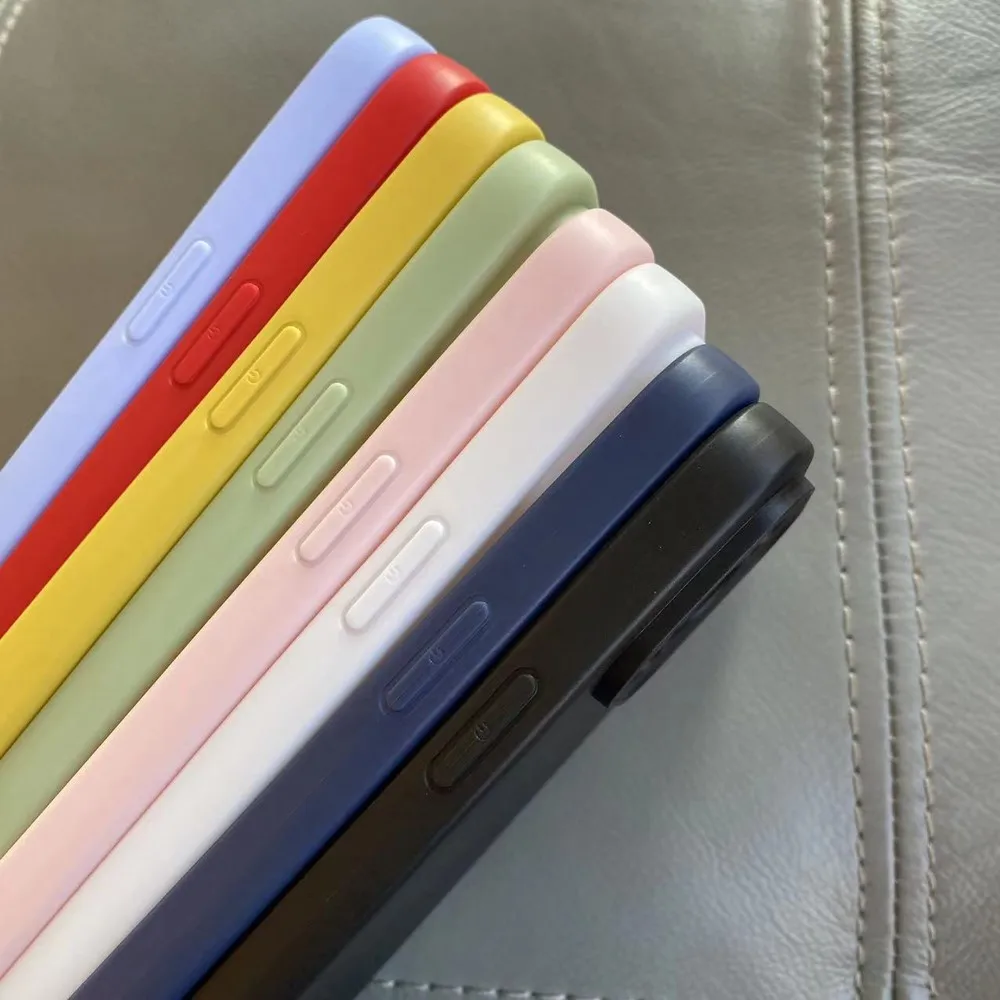 Original Liquid Silicon Case for Apple iphone 15 Pro Max 15 Plus Matte Soft Back Cover Fundas For iphone15 Plus 15Pro Max - náhled 5