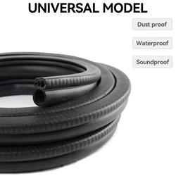 Уплотнительная лента EPDM 10 футов, уплотнительная лента для дверной отделки с боковой лампой из ПВХ, Пылезащитная шумоизоляция, аксессуары для кузова автомобиля, внедорожника, грузовика