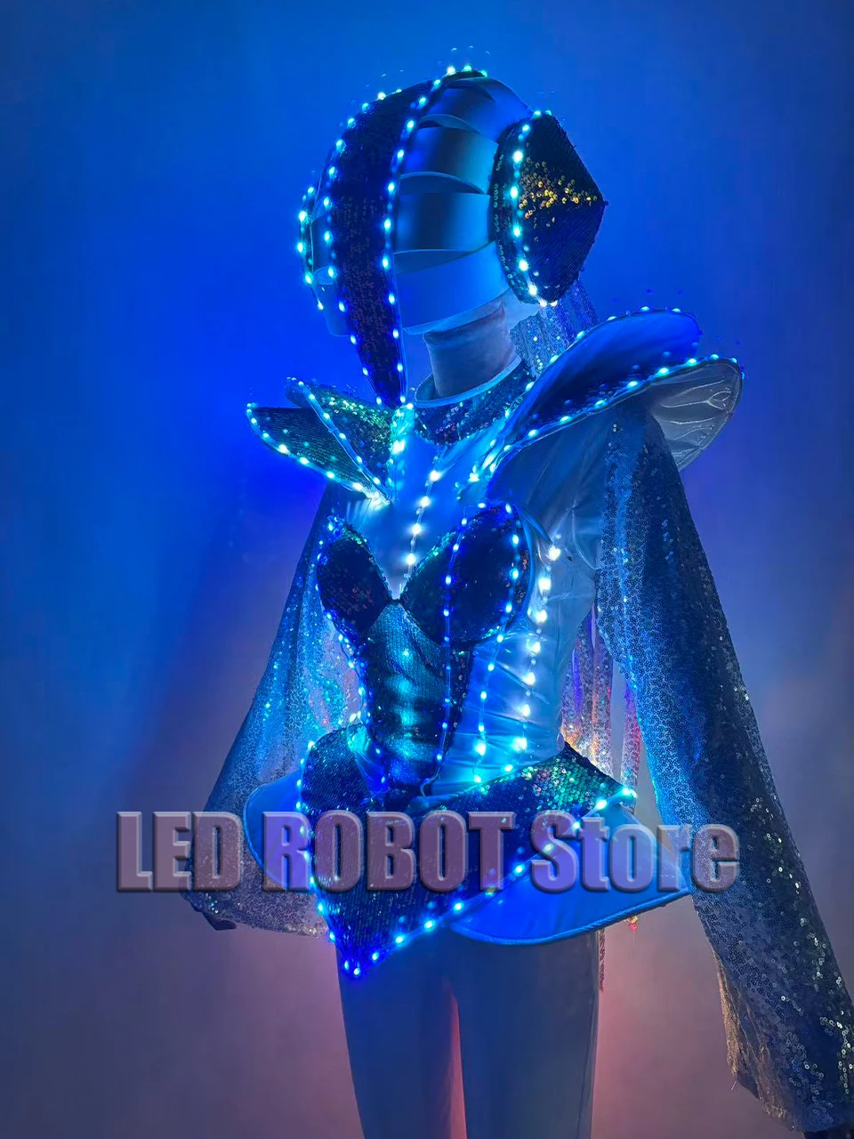

LED Bar Nightclub Performance Costume Stage Street New Cosplay Singer Clothing Festival Celebrate Prom Party Music Show