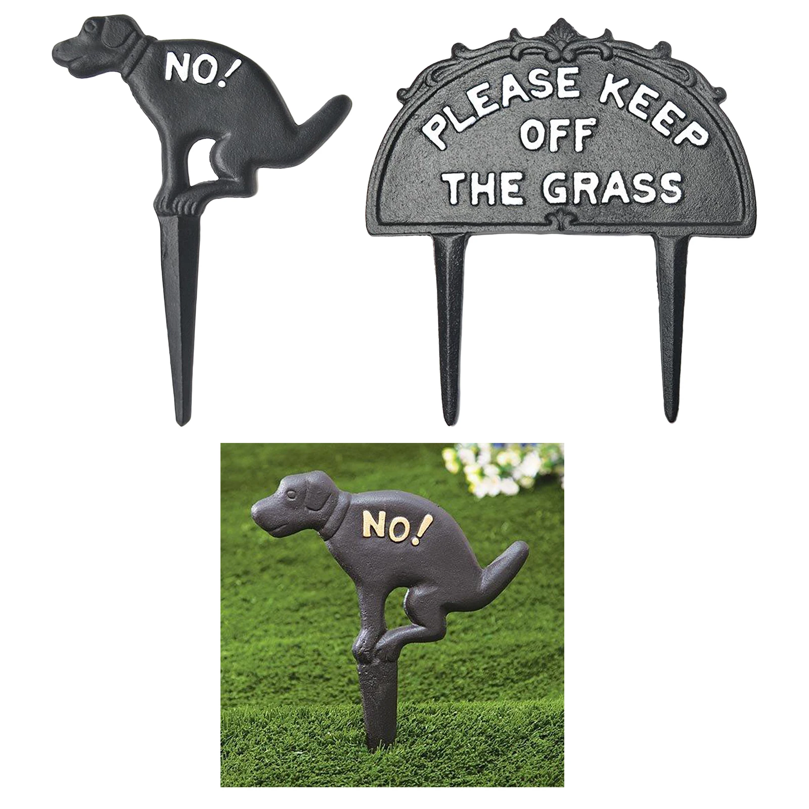 Yard Signs, No Pooping Dog Signs for Yard, Pick Up Your Dog Poop Signs, Dog Poop Sign, No Poop Dog Signs for Yard Garden
