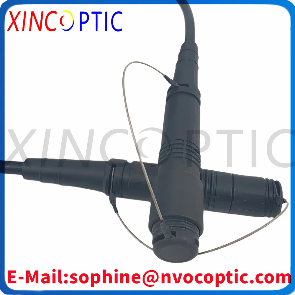 3K/93C SMPTE 100M سلك هجين كهربائي HD كابل كاميرا موصل كهربائي FUW-PUW-75M موصل الألياف البصرية بدون بكرةPCD380