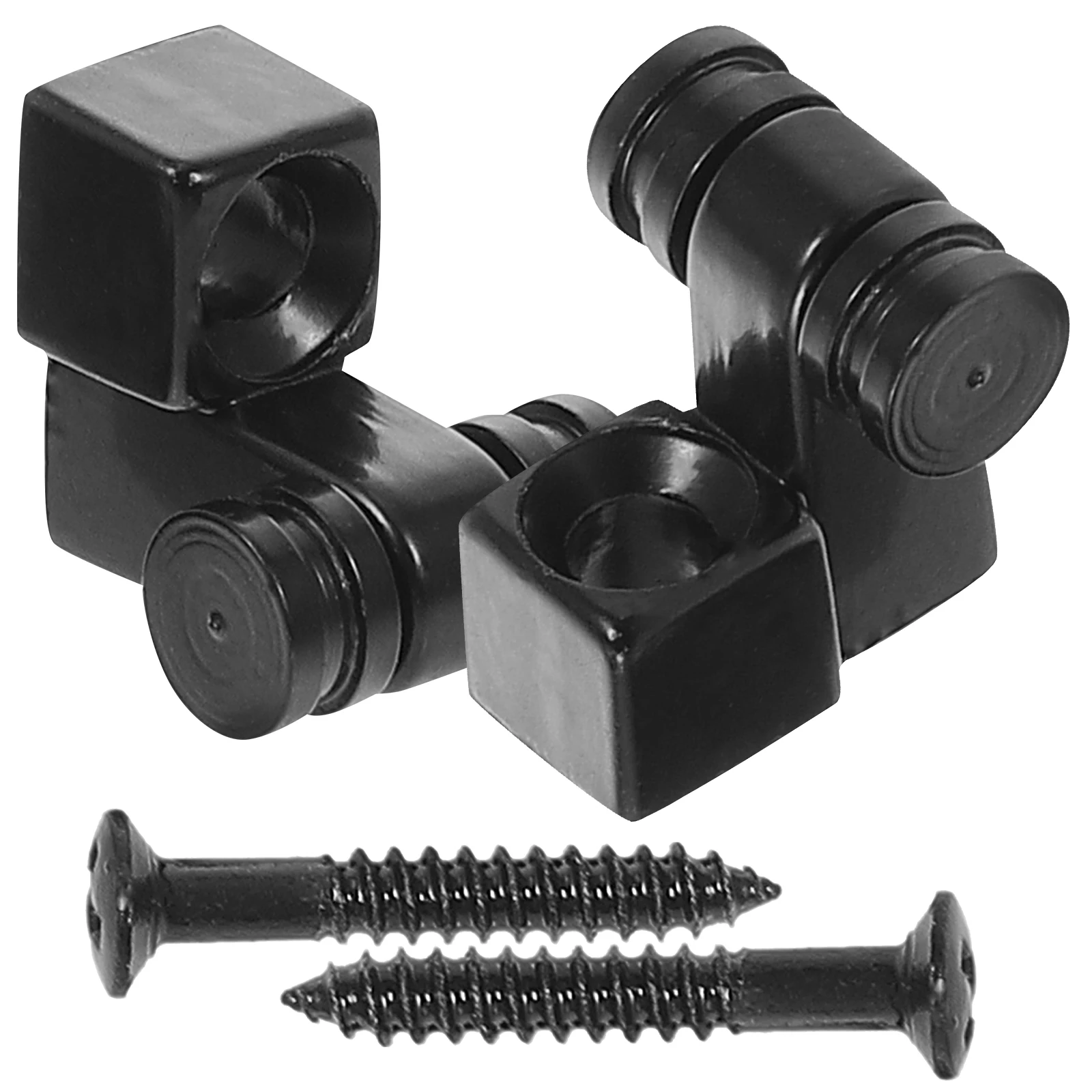 

2 Sets String Buckle Holder Electric Guitar Accessories Kit Tools Roller Zinc Alloy