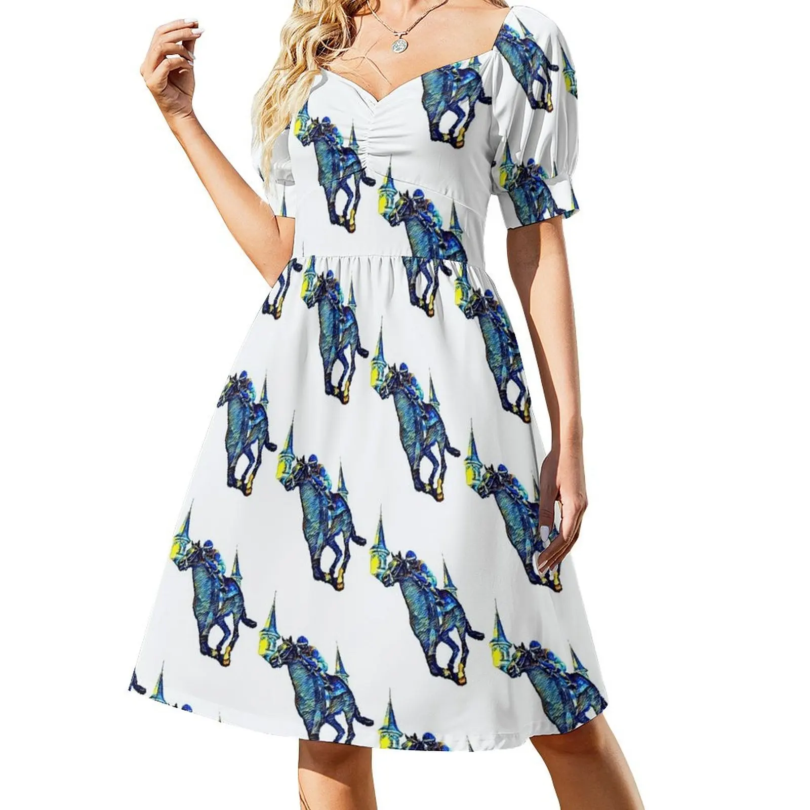 

It’s almost Kentucky Derby time! Short Sleeved Dress Aesthetic clothing women's summer clothing 2025 Dress