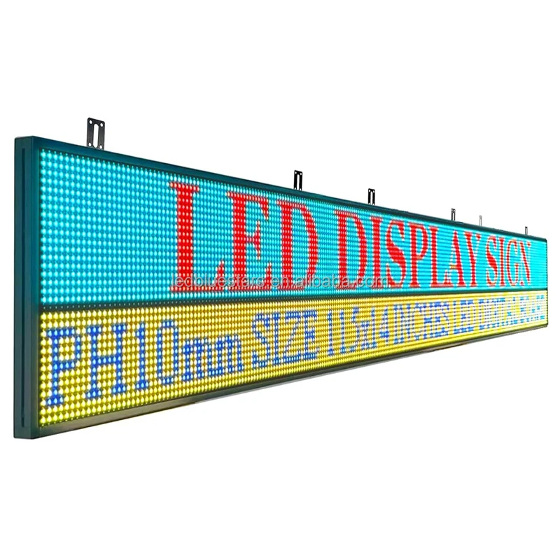 RS232 RS485 WIFI TCP/IP Port IP65 Rated LED Scanning Programmable LED Display Sign for Highway Toll Station