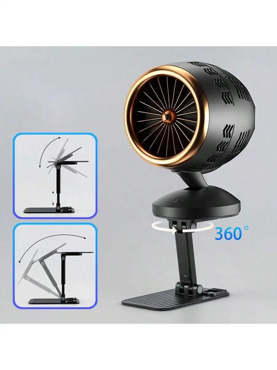 1PC USB Power Supply Mini Range Hood With 1pc Detachable Filters, Portable Desk Ductless Kitchen Hood, Adjustable Angle And Heig