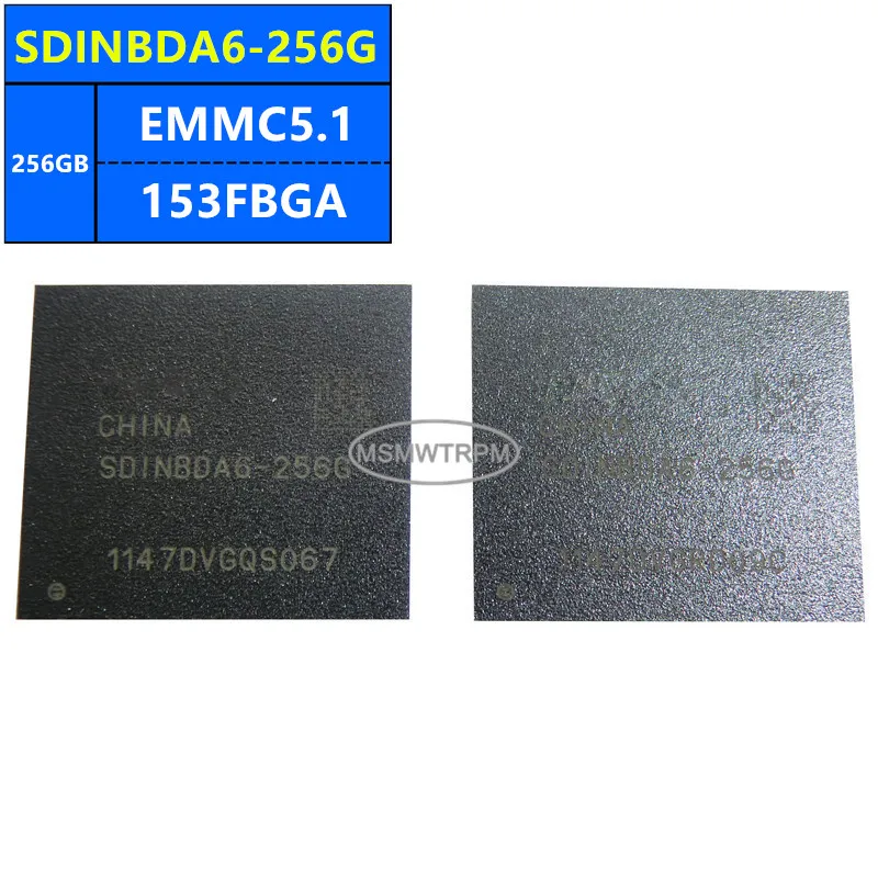 SDINBDV4-256G SDINBDD4-256G SDINBDA6-256G EMMC5.1 256GB 153FBGA Memory Chip IC Electronic Components New Original