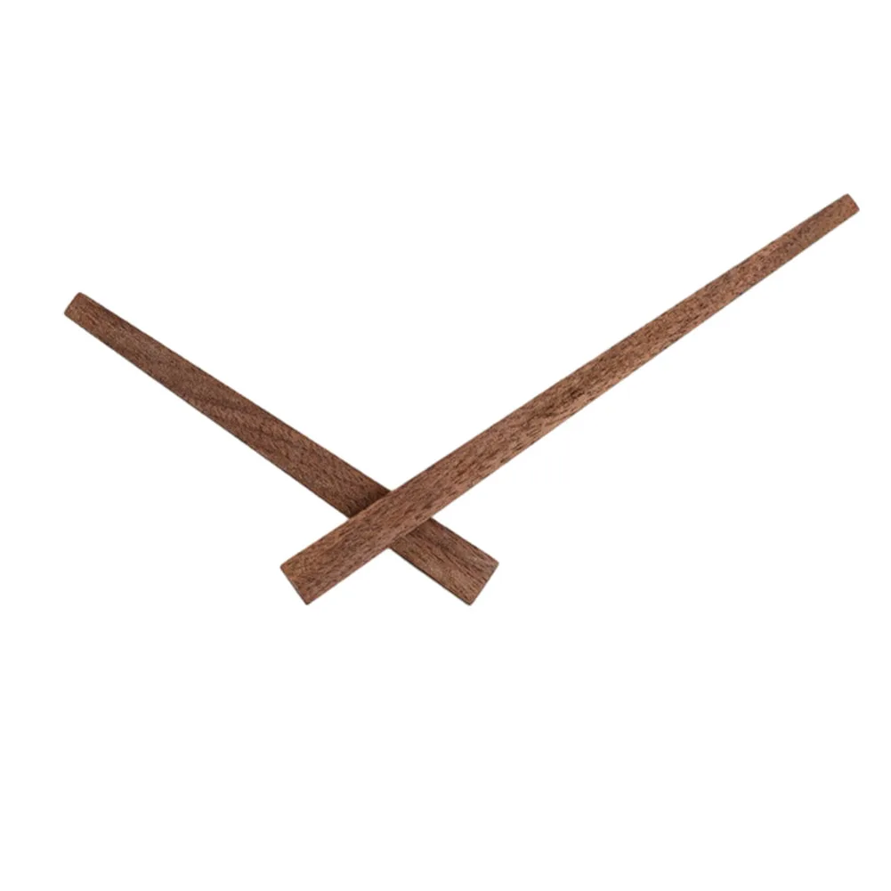 For Clock Repair Parts Solid Walnut Veneer For Clock Hands Stylish and Natural Look Copper Sleeves for Smooth Operation