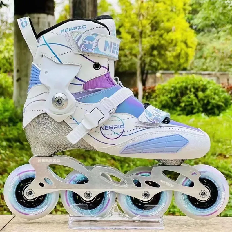 Patins De Fibra De Carbono Para Competição, Patins planos, Patinação de velocidade, Sapatos extravagantes