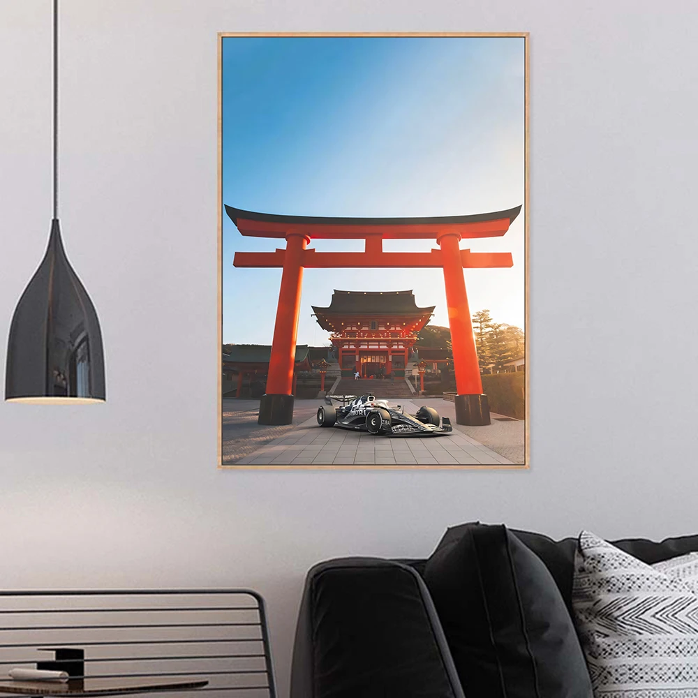 

Yuki Tsunoda F1 Formula 1 Fushimi Poster Canvas Wall Art Home Decor Japanese Racing Star Cultural Gift