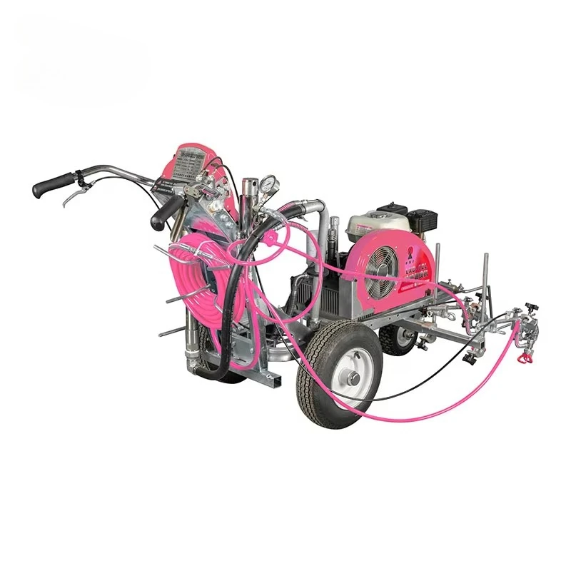 High Quality Heavsty Electric Cold Paint Road Marking Sprayer Machine 9L/min Low Noise Engine Pump Spray Guns