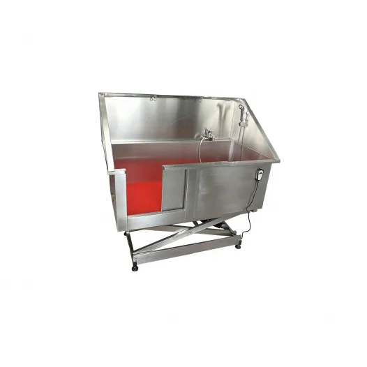 

Veterinary Stainless Steel 304 Bathing Water Tank For Pet Vet Grooming Products Pet Disposal Table