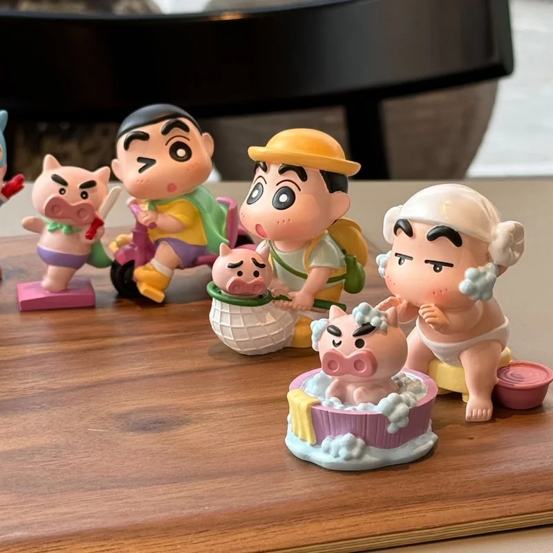 Xiaoxin caja ciega serie fat dudu figura bonita adornos de escritorio decoración de coche regalo de cumpleaños para niñas