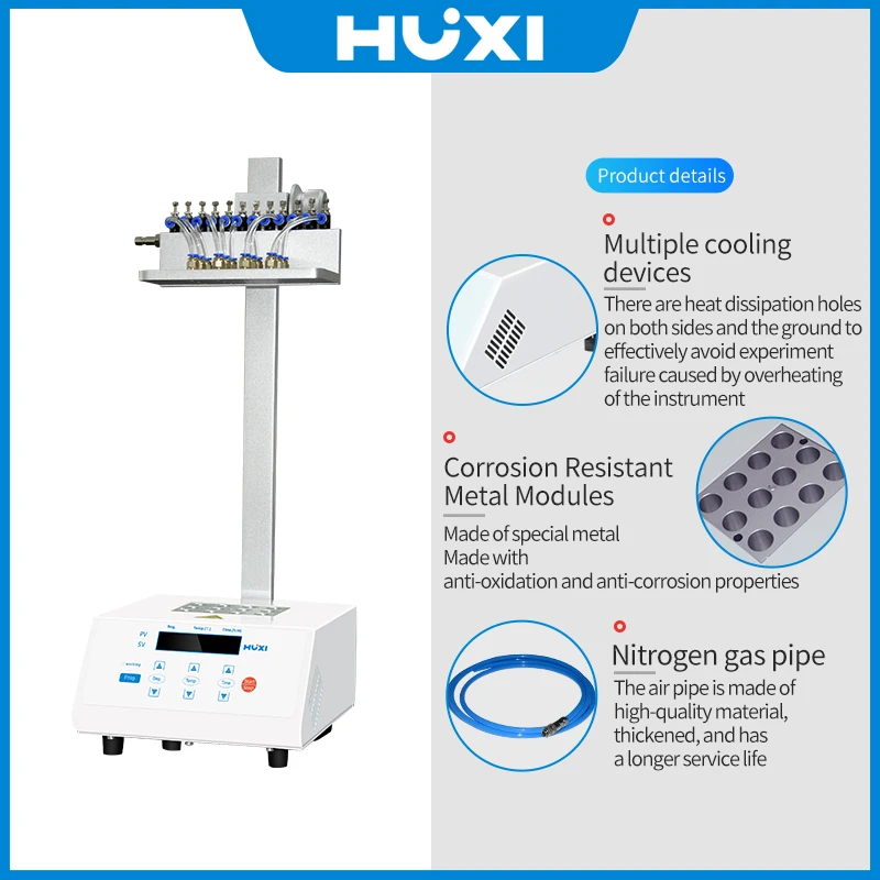 Dry bath nitrogen evaporator