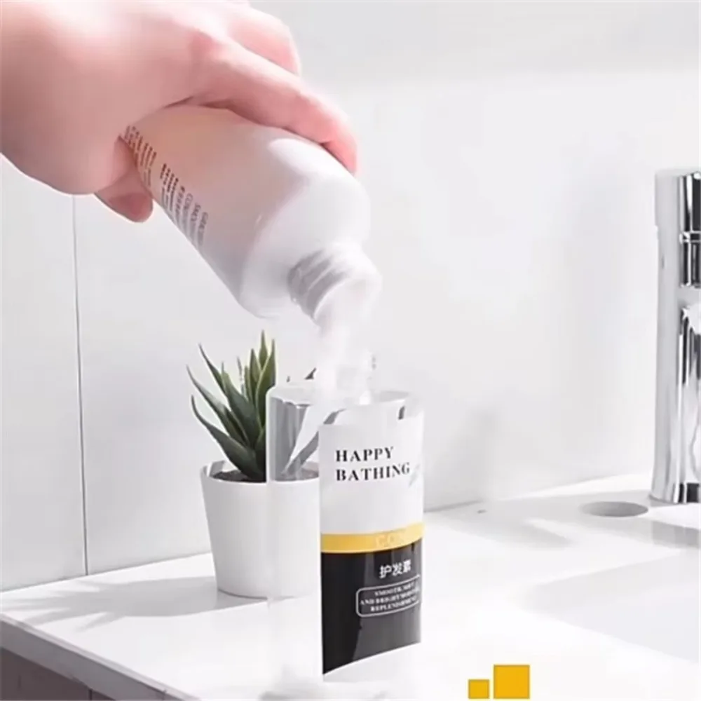 

New 300ML Shampoo Bodywash Dispenser Bottles Amber with Pumps Empty Shampoo Bottles Large Capacity Wall-mounted Shower Bottles